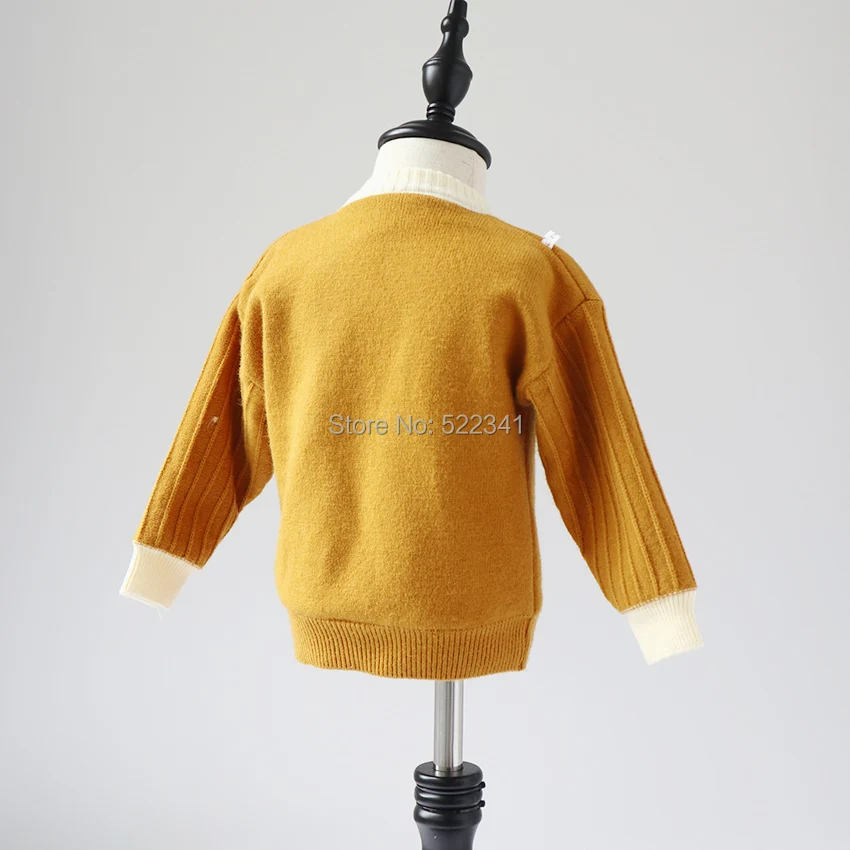 Свитер для девочек; коллекция года; зимний детский толстый свитер для девочек; свитер с бантом для колледжа; детские топы