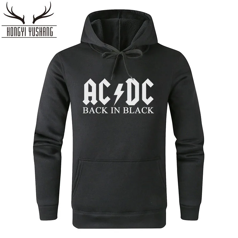 AC DC هوديي الرجال الهيب هوب موسيقى الروك ACDC البلوز الذكور عارضة الشارع الشهير سترة هودي بلوزات الرجال النساء العلامة التجارية الملابس w14