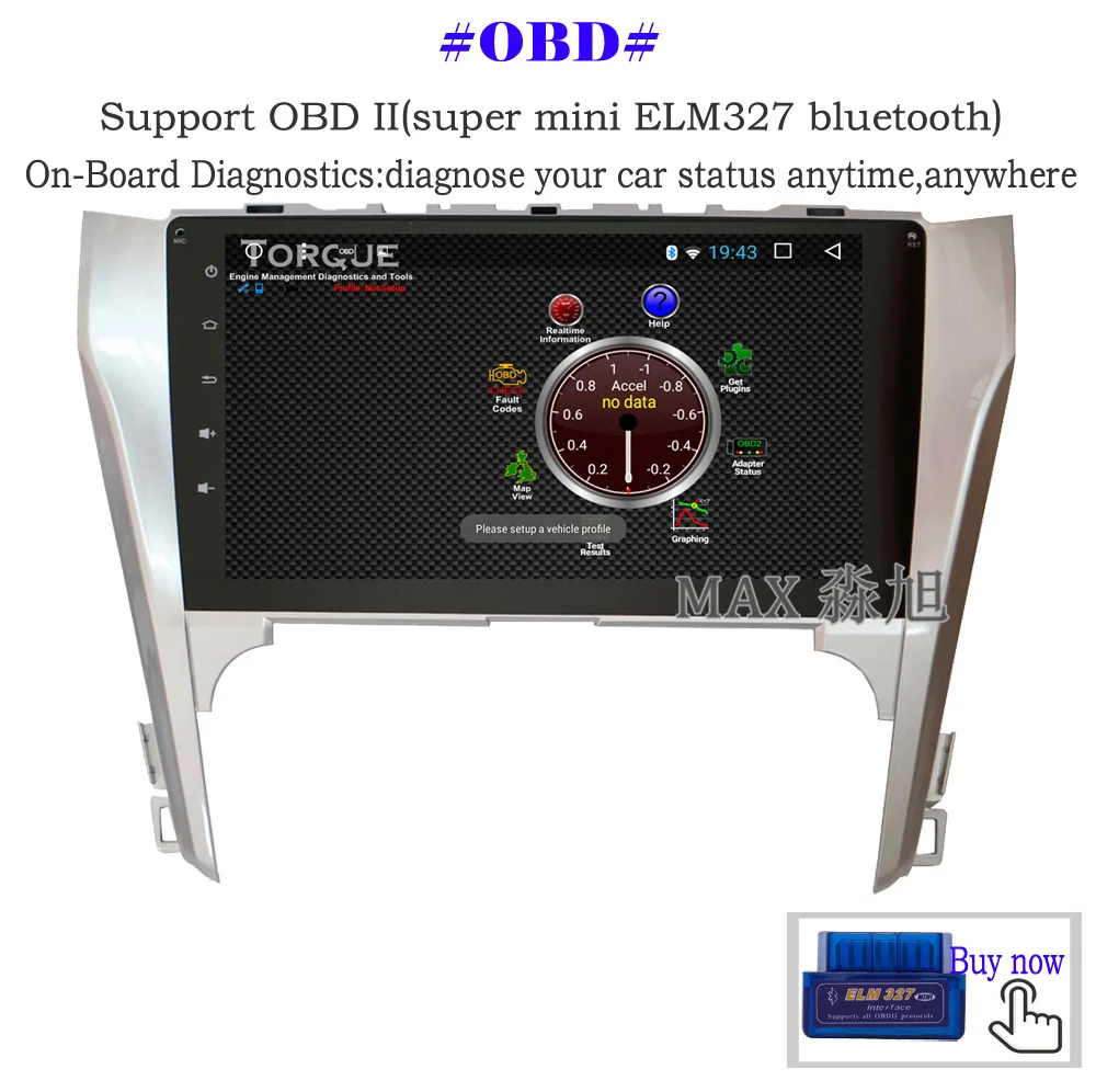 Flash Deal MAX Android 8.1.0 Car DVD Player for Toyota Camry 55 2012 2013  2014 Car Radio RDS 4G WiFi SWC GPS Navigation System Free Map 13