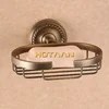 Soporte de jabón de latón antiguo, cesta de jabón de baño de cobre puro, accesorios de baño YT-12290 ► Foto 2/6