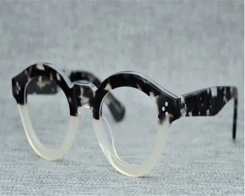 

MONGOTEN Retro Unisex New Fashion Full Rim Clear Lens Myopia Eyewear Frame Brand Design Vintage Optical Eyeglasses Goggle Frame