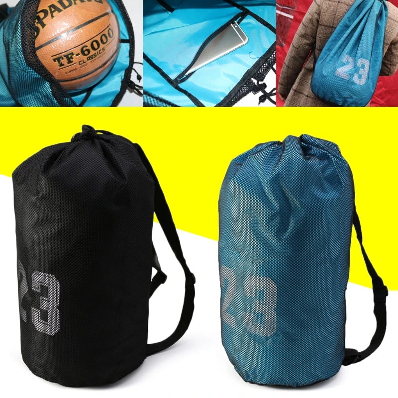 Basketball Bags For Balls Soccer Drawstring Fitness Outdoor Basketball