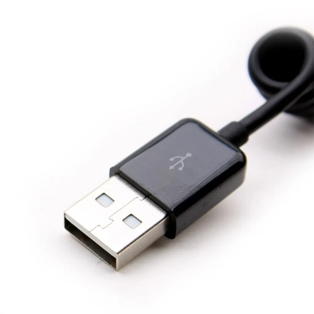 Malloom 1/3 м ПК компьютер короткий USB кабель для передачи данных 2,0 Тип A Male к женскому удлинитель Curl весенние уникальные Удлинительный кабель#28