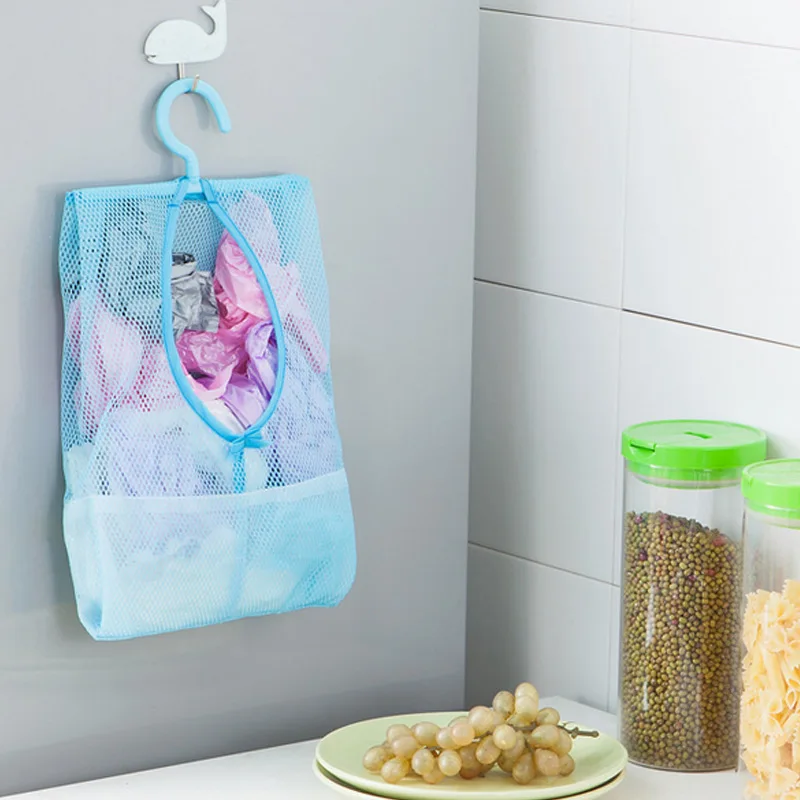 

Multi-function Space Saving Hanging Mesh Bags Clothes Organizer for Bedroom New