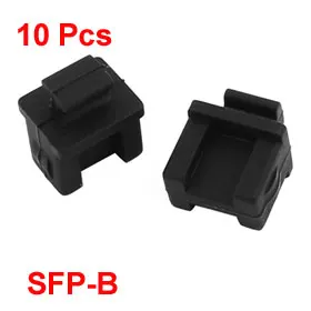 Uxcell горячая распродажа 10 шт. 17 мм x 15 12 SFP B черная силиконовая противопылевая