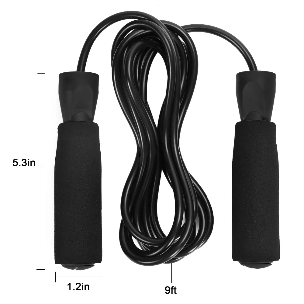 Forcefree+ Ball Bearing Speed Skipping Jump Rope Anti-slip Foam Handle Body Building Exercise Gym Training Fitness Equipment Forcefree+ Ball Bearing Speed Skipping Jump Rope Anti-slip Foam Handle Body Building Exercise Gym Training Fitness Equipment