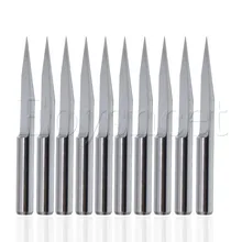 10X Carbide PCB board 0.2mm 20 Degree Engraving Bits CNC Router Tool V-shape 10X Carbide PCB board 0.2mm 20 Degree Engraving Bits CNC Router Tool V-shape