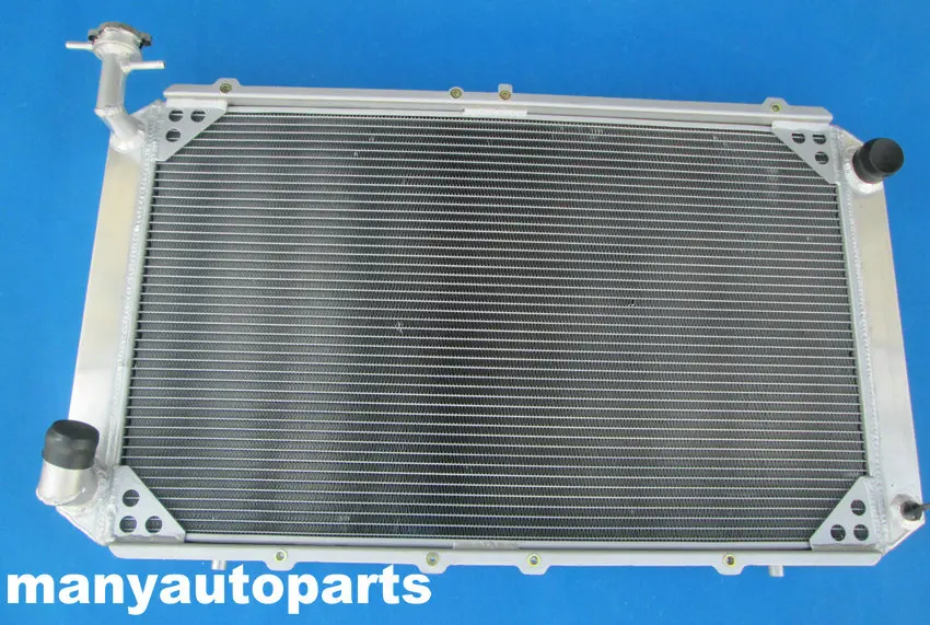 Excellent 3ROW 56MM Aluminum Radiator & Fans FOR NISSAN Patrol GQ SAFARI 2.8L/4.2L 4200cc DIESEL RD28T TD42 I6 & 3.0L RB30S PETROL Y60 87 2