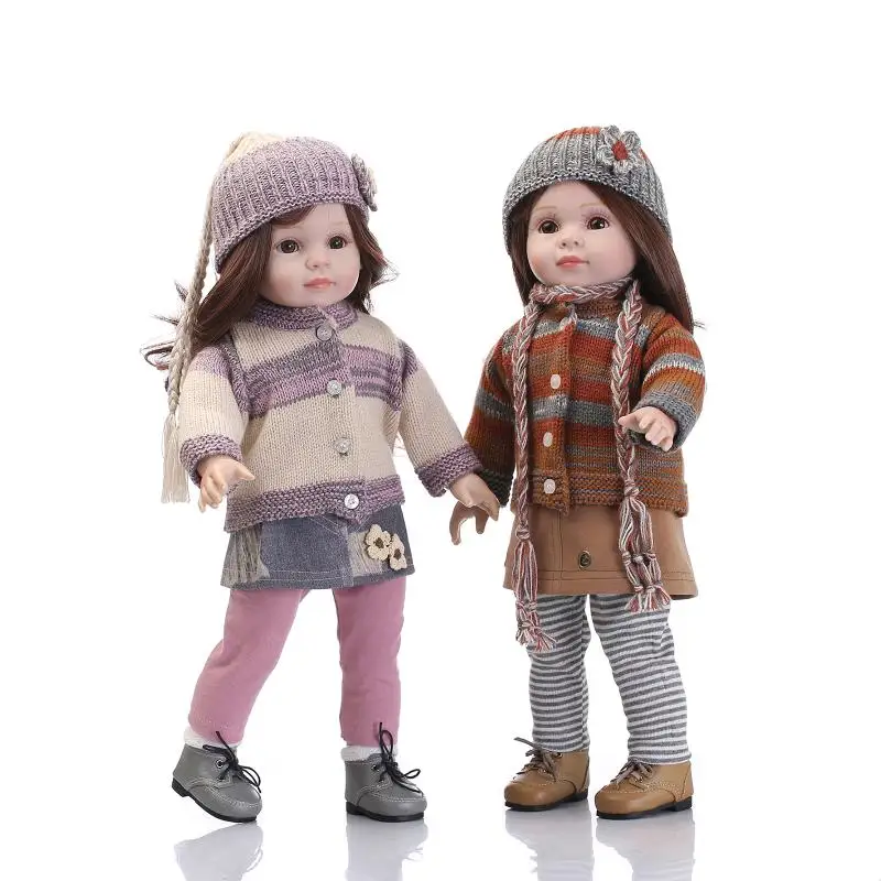 NPKCOLLECTION silicone reborn bebe Popular American girl doll Journey Girl Dollie& me Toys for girls Birthday Christmas Gift 