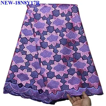 

African Cotton Swiss Voile Lace Fabric High Quality Stones Swiss Voile Lace In Switzerland 100% Swiss cotton Lace Fabric MMC03