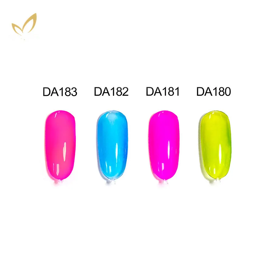 Molanda цветная стеклянная Глазурь УФ-Гель-лак акриловый DIY Дизайн ногтей украшение чистый желтый красный синий эффект стиль 15 цветов на выбор