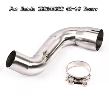 

CBR1000RR 51mm Motorcycle Exhaust Muffler Middle Link Pipe Accessories For Honda CBR1000RR Slip-on Racing