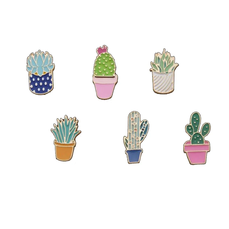 2PC SET Dripping glue Cute MINI Cactus All Shapes  Design  