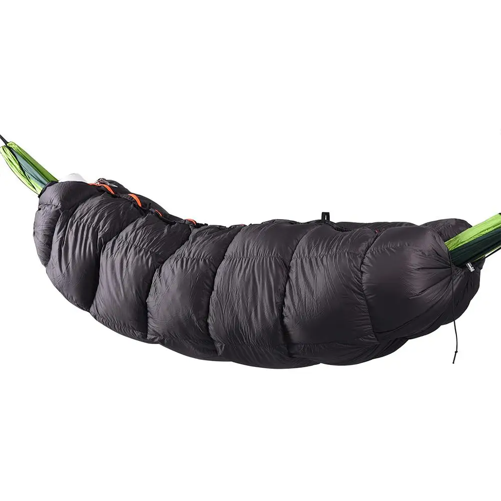 

HOT Fashion Autumn Winter Outdoor Down Sleeping Bag Hammock White Duck Down Warm Hammock Double Zipper Closed Down Sleeping Bag
