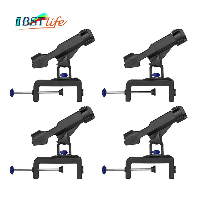 

4PCS Fishing Rod Rest Adjustable Removable 360 degree Holder Kayak Boat Support Tools Accessories Pole Bracket