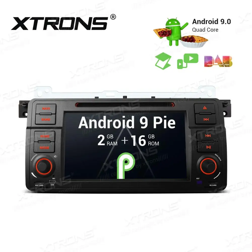 Best 7" Quad-Core 1.5GHz CPU Android 9.0 Pie OS Car DVD Multimedia GPS Radio for Rover 75 1999-2005 with Dual Zone Function Support 2