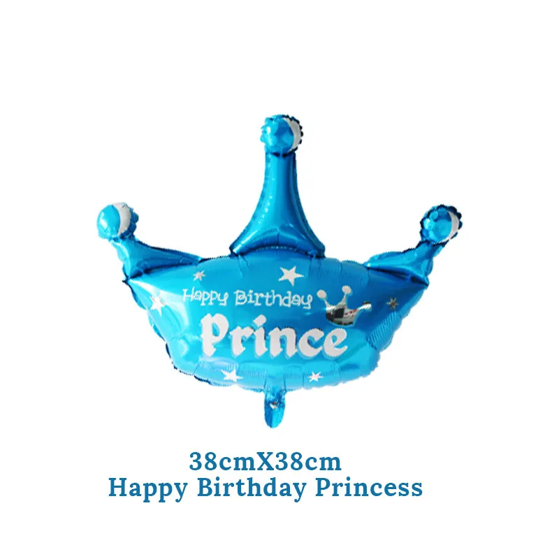 1pcs balloon 1 шт baby shower это мальчик/девушка с воздушными шарами 1-й воздушный шар на день рождения Корона Лук globos День рождения украшения Дети baloon - Цвет: 1pcs balloon