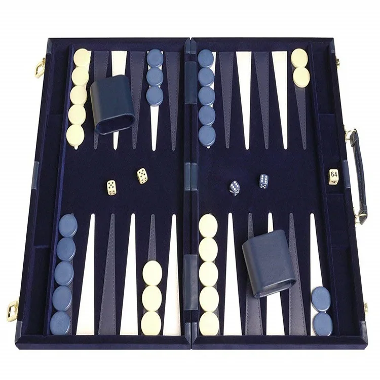 

2019 Foreign Trade New Products Hot PU Leather Backgammon Leisure Games Chess
