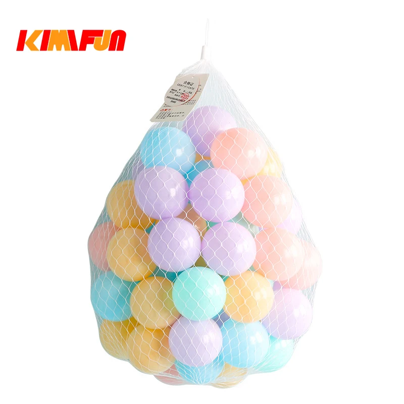 50pcs/lot Plastic Ocean Ball Pits Bath Water Pool Toys Baby Kids Swim