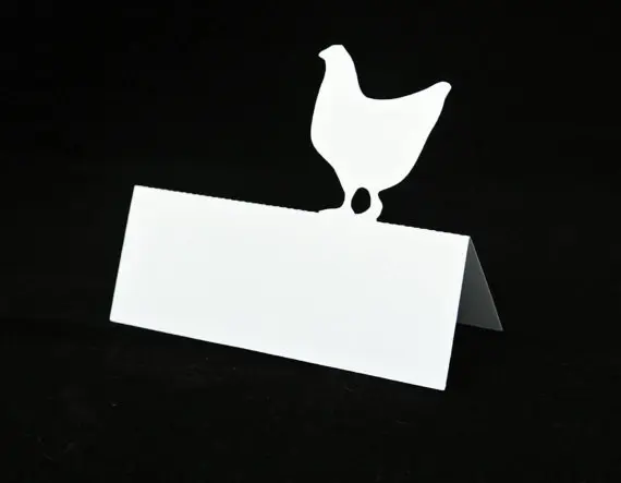 HENS PlaceCards Rustic Barn Farm Wedding Bridal Baby Shower Dinner
