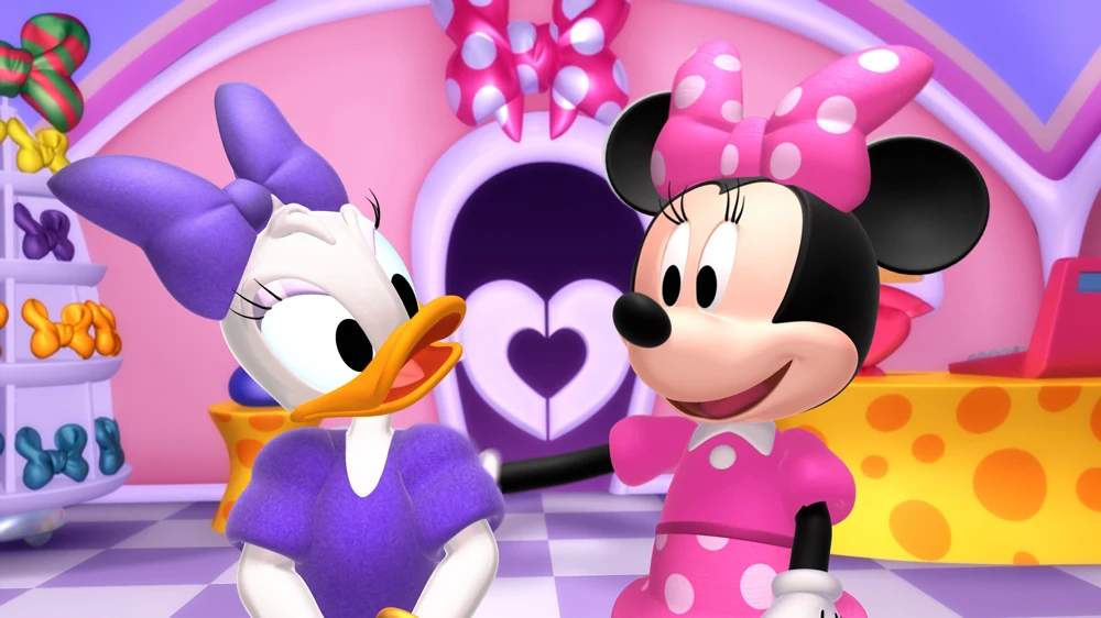 

7x5FT Daisy Duck Minnie Club Custom Photo Studio Backdrop Background Banner Vinyl 220cm x 150cm