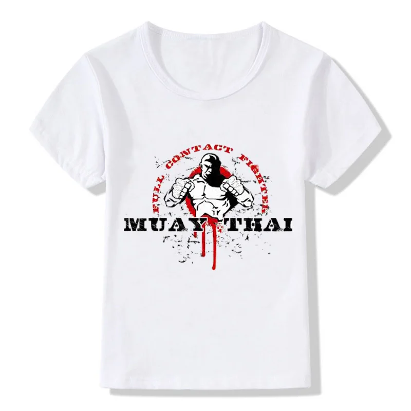 Детская ultimate fighting Муай Тай мышь хардкор футболка 2019 мальчиков и летняя одежда для