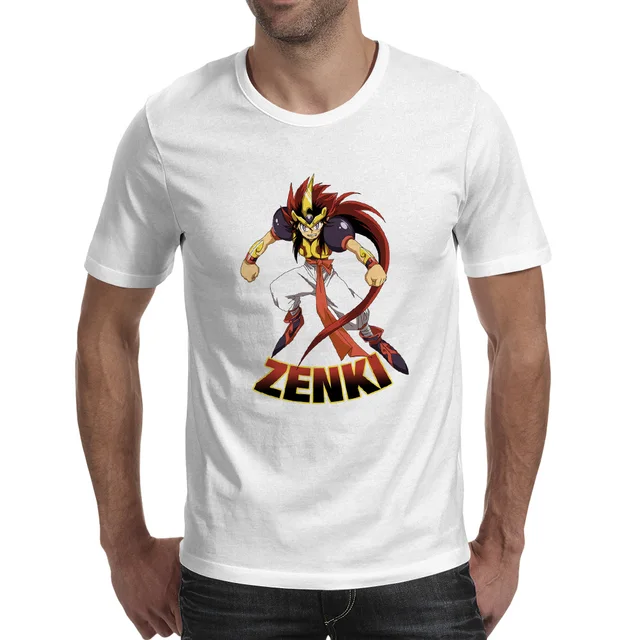 ZENKI T Shirt Nostalgic Manga Anime Casual Punk Anime T shirt Creative