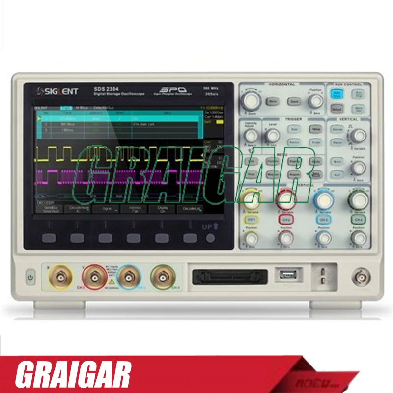 

Siglent 28M Deep memory SDS2074 super phosphor oscilloscope,70MHz portable oscilloscope,4 channels oscilloscope