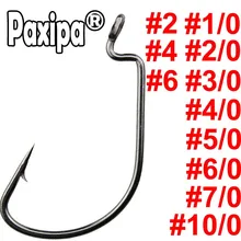 20 штук, широкий зазор, Червячные рыболовные крючки, рукоятка джига, большие крючки на окуня, черная Высокоуглеродистая Сталь, кривошипный колючий крючок для мягкой рыболовной приманки