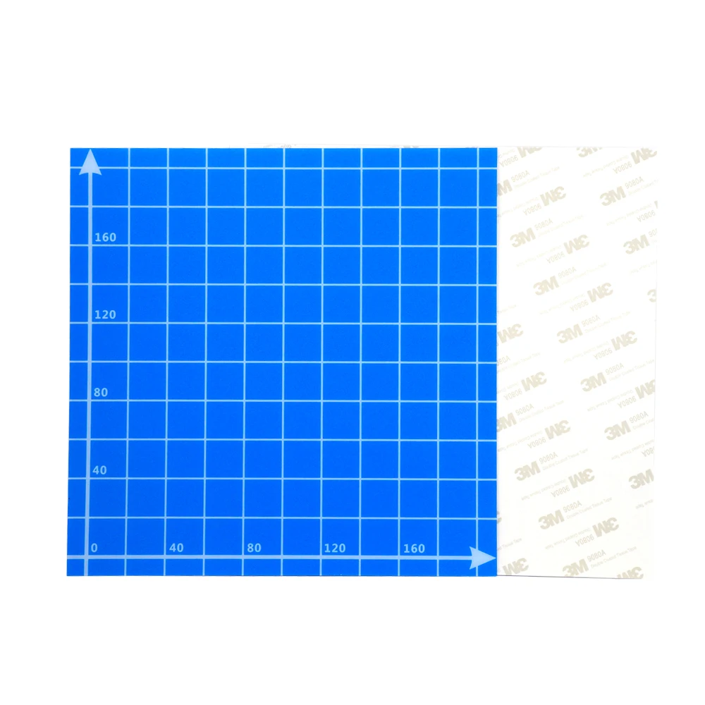 1 шт., 220x220 мм, синие матовые наклейки для кровати с подогревом, листы для сборки, форма для Wanhao Anet A6 A8 Tarantula Ender 5