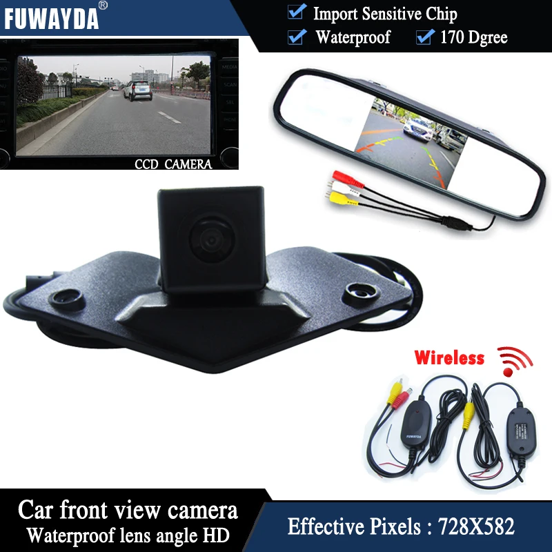 FUWAYDA Car front View Monitor Vision ccd front view font b Camera b font for Benz