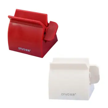 

2PCS Creative Rolling Toothpaste Squeezer Convenient Premium Durable Practical Toothpaste Stand Holder Dispenser Seat