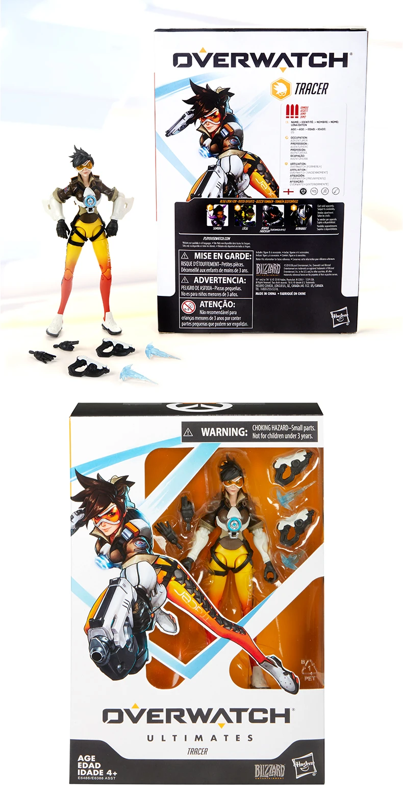 Hasbro Overwatch Ultimates Tracer Sombra Lucio Blackwatch Reyes 6 дюймов Коллекционные Фигурки Лидер продаж популярные на рынке