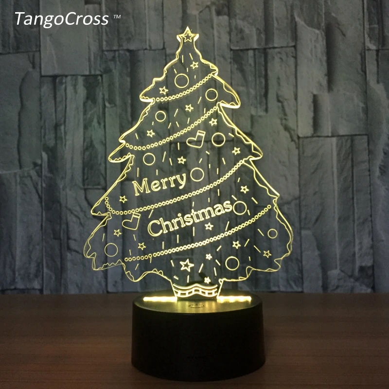 tangocross christmas 3d acrylic led night light luminaria table lamp with touch control 7 colors decorations for home in led night lights from lights - 3d Acrylic Christmas Decorations tangocross christmas 3d acrylic led night light luminaria table lamp with touch control 7 colors decorations for home in led night lights from lights - 3d Acrylic Christmas Decorations