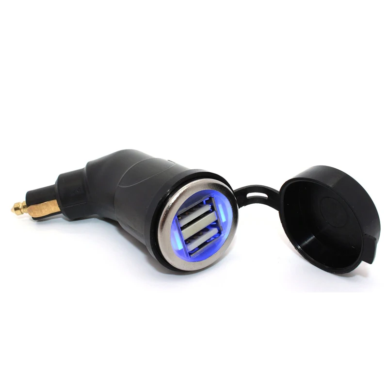 imágenes para Lonleap 5 V 3.3A Motocicleta Dual USB Cargador Adaptador para BMW hella powerlet din enchufe para teléfono inteligente iphone ipad gopro gps Satnav imágenes para Lonleap 5 V 3.3A Motocicleta Dual USB Cargador Adaptador para BMW hella powerlet din enchufe para teléfono inteligente iphone ipad gopro gps Satnav