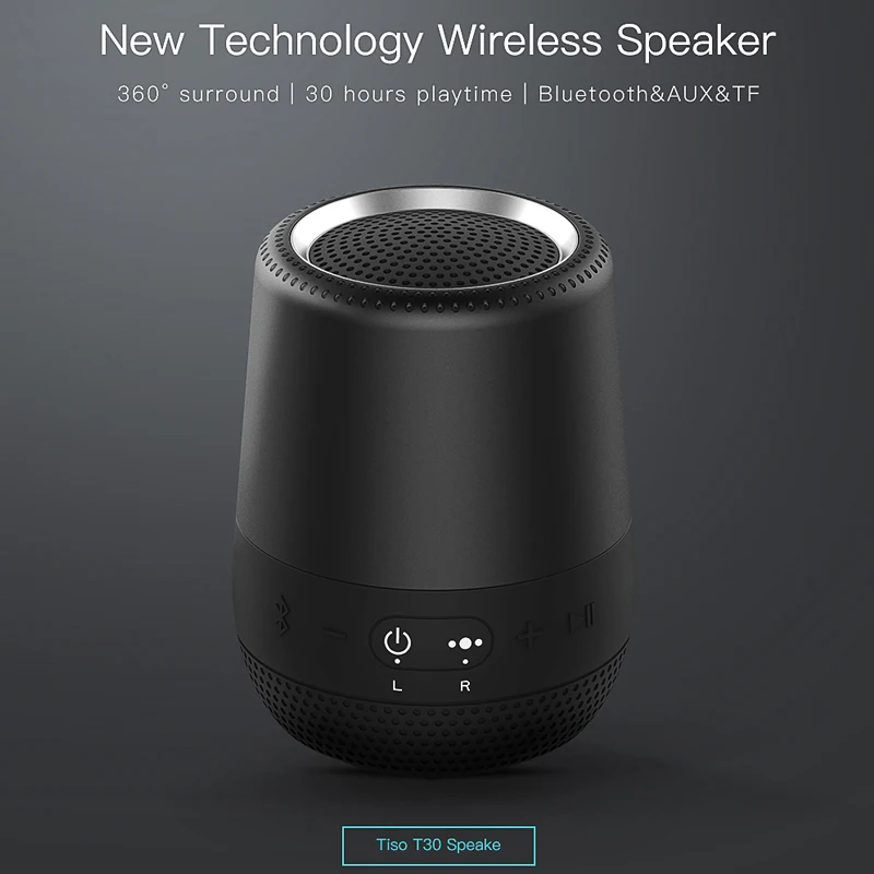 Тисо T30 30 часов непрерывной работы беспроводной Bluetooth V4.2 динамик 8 Вт