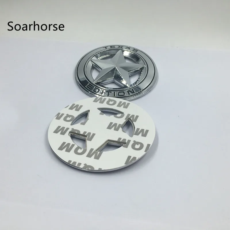 Soarhorse 2 шт. металлические эмблемы хромированные Значки для Такома Tundra Ford Chevy Dodge TRD