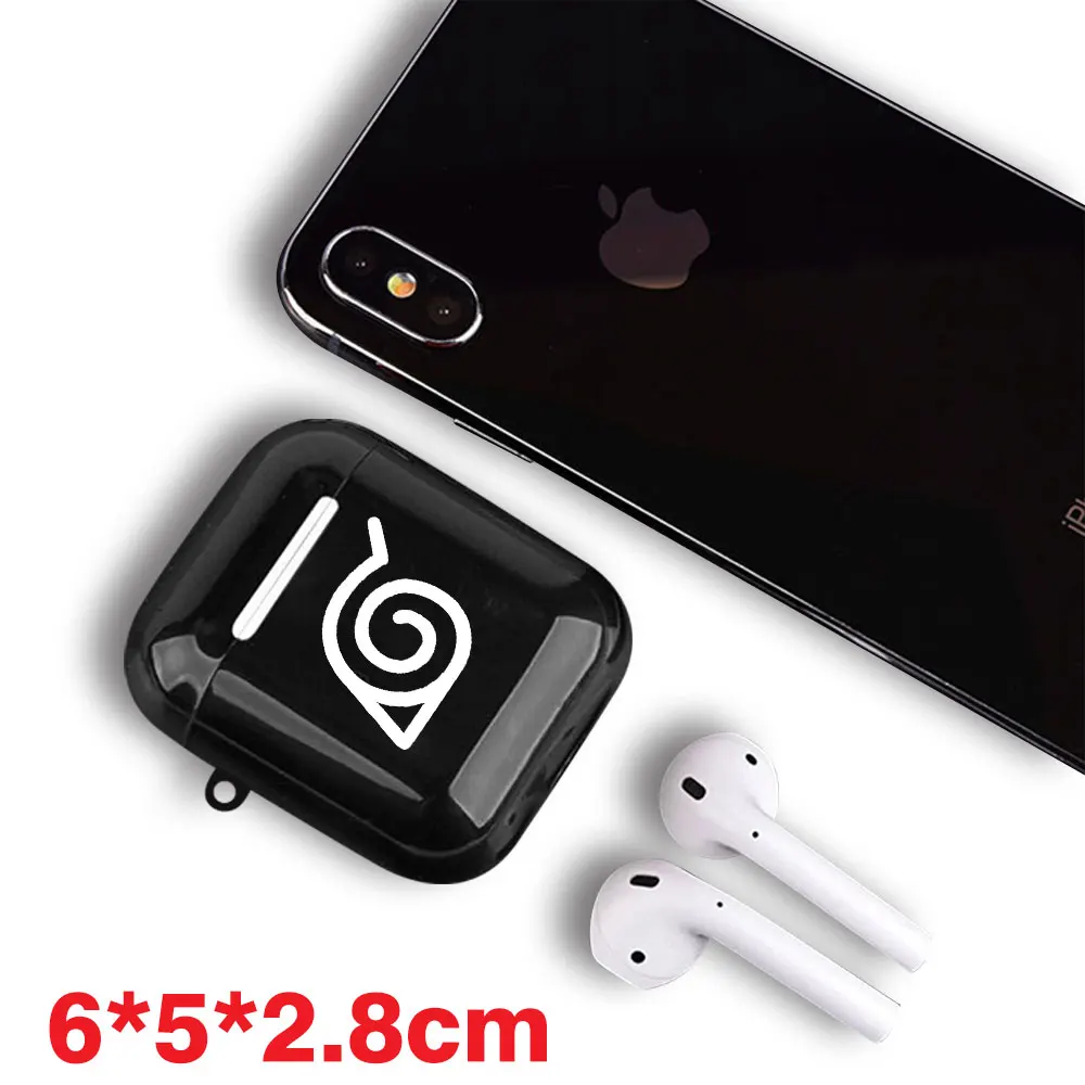 Наруто Airpods чехол Bluetooth Беспроводная мини наушники для AirPods Защитная переносная
