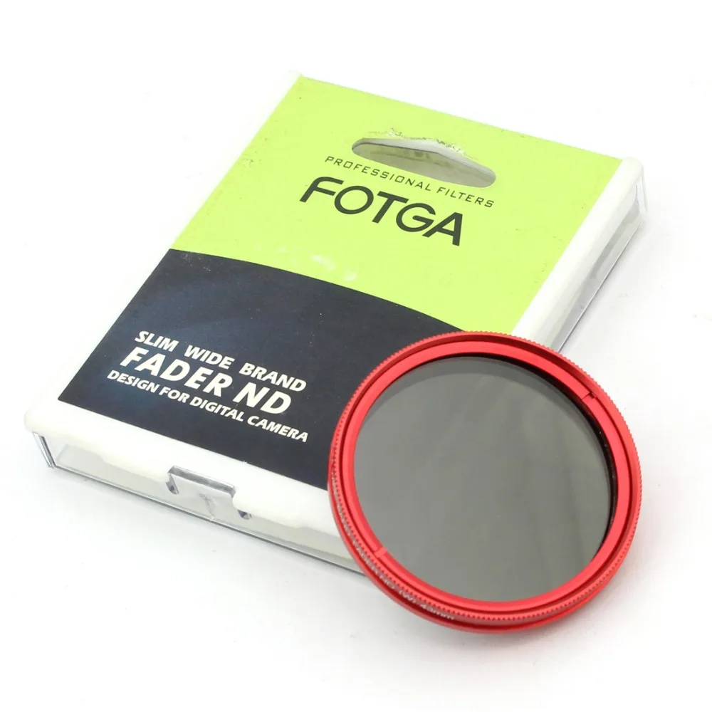 Фильтр FOTGA Slim Fader ND регулируемый поляризационный фильтр ND2 ND400 F21817 красный|nd2 to