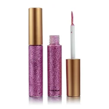 Хэллоуин Professional 10 цвета водостойкий Shimmer Пигмент Цвет серебристый, золотой металлик жидкость блеск макияжная подводка для глаз Косметика