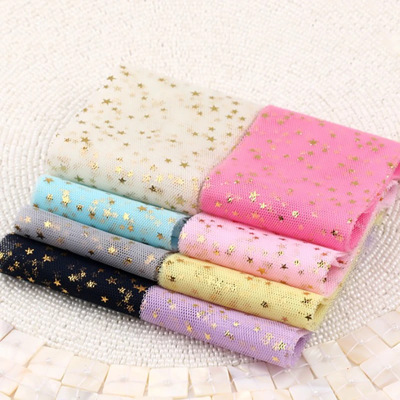 

4cm 6cm 10cm 5 Yards/lot Romantic Stars Ribbons For Bow Craft Wedding party Decoration For DIY Blythe BJD Dolls Accessories