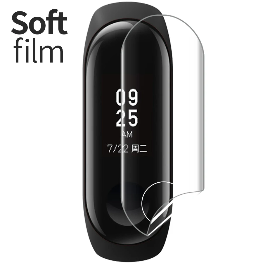

5pcs/lot TPU High Clear Screen Protector For Xiaomi Mi Watch Band 3 2 Ultra Thin PET Screen Protective Film For Mi Band 3 2