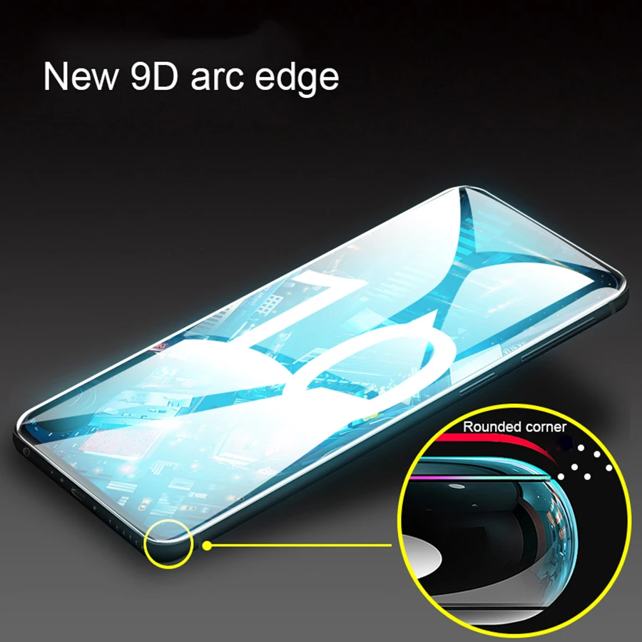 9D изогнутое стекло для samsung Galaxy S10 S9 Plus S10E закаленное стекло полное покрытие Защита экрана для samsung S10 5G A50 стеклянная пленка