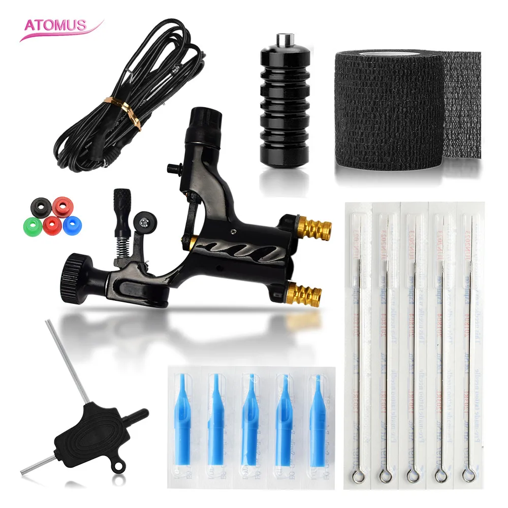 Rotary Tattoo Machine Kits Maquinas De Tatuar Rotativa Profesional Full