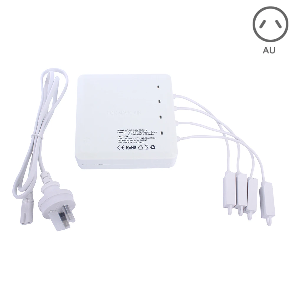 

High Quality Multi Battery Charger Charging Hub Intelligent 6 in 1 Durable Dual USB For DJI Air Drone