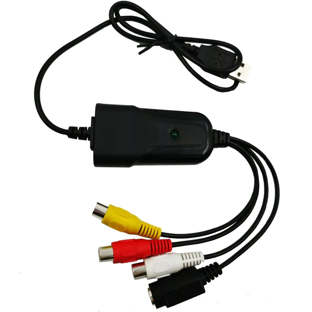 USB 2.0 Video Capture Card No Need to Install the Drive CVBS/AV & S-Video to USB 2.0 Use for Cameras & DVD Support Windows 10 USB 2.0 Video Capture Card No Need to Install the Drive CVBS/AV & S-Video to USB 2.0 Use for Cameras & DVD Support Windows 10