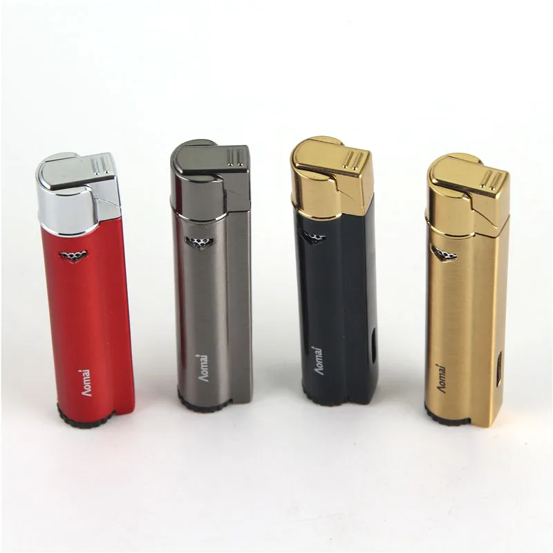 Cigarette Accessories Windproof slim gas lighter Women use elegant