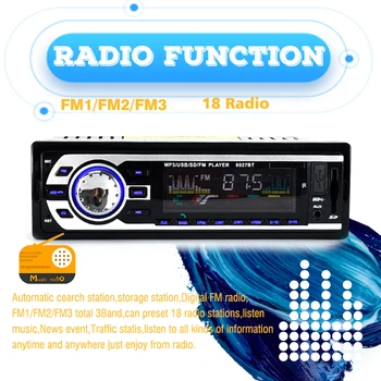 

SD USB Car-Charger FM Tuner Bluetooth AUX MP3 car Audio Kits Stereo Player Rotary Volume Control 1 DIN Autoradio Car Radio