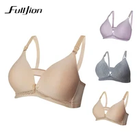 Бюстгальтер для кормления грудью для беременных; хлопковый бюстгальтер для кормления грудью; материал для сна; нижнее Белье для беременных - изображение