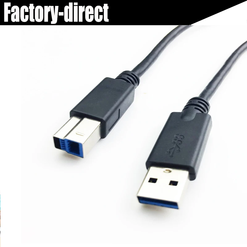 USB 3.0 cable USB 3.0 AM to BM printer cable for HP, Canon, Lexmark